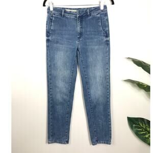 Anthropologie Pilcro Trouser Jeans 26 Blue Capsule Wardrobe Casual Everyday